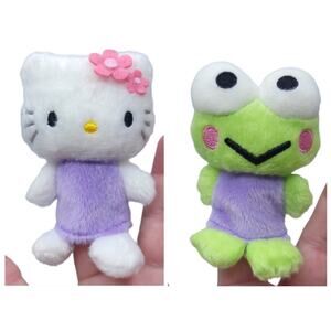 2008 Hello Kitty & Keroppi Sanrio Finger Puppets Kawaii Plushie